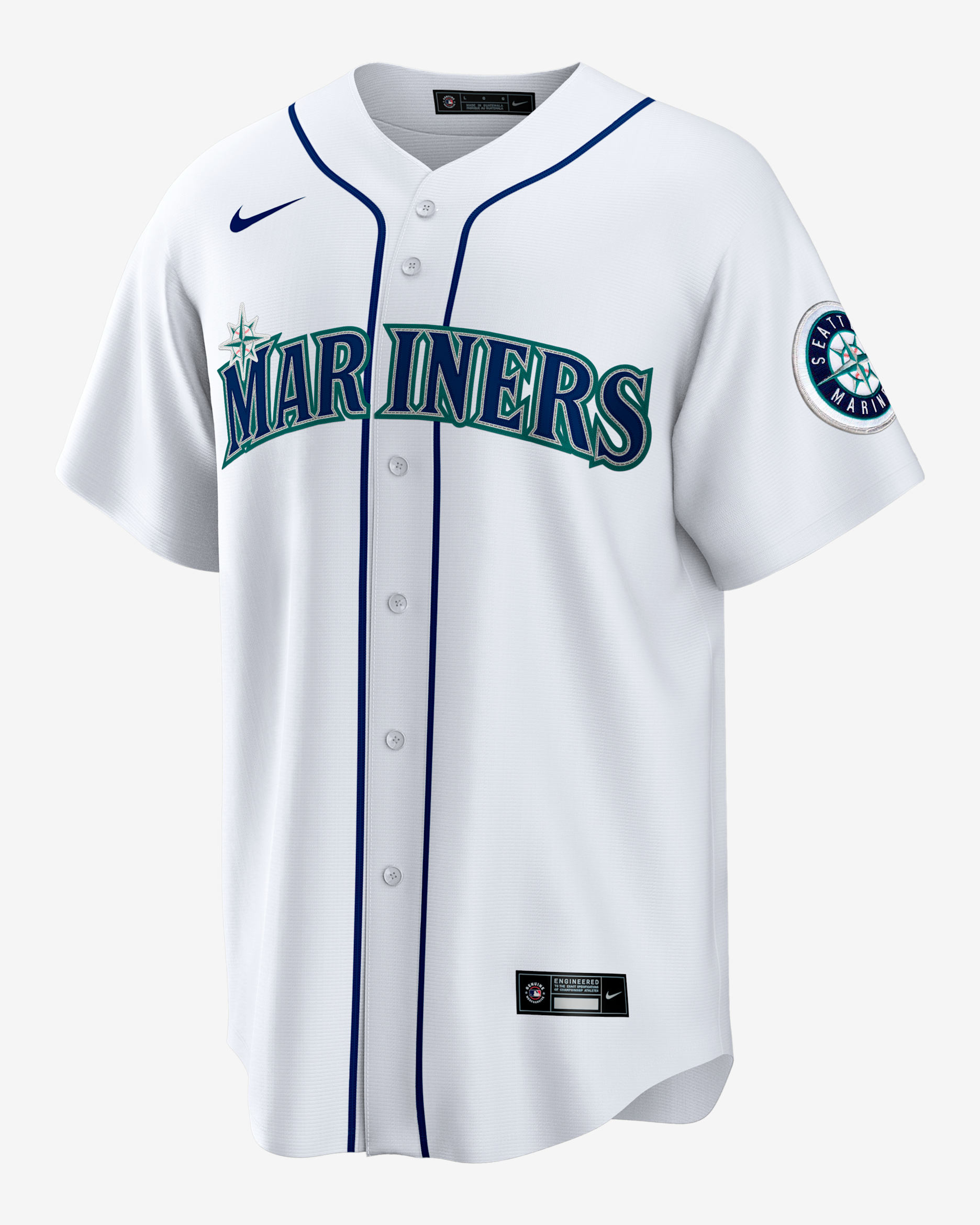 新品未使用 Nike Mariners ユニフォーム L Julio Rodríguez Seattle Mariners Men's Nike MLB Replica Jersey
